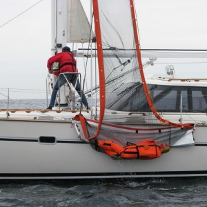 Sea Scoopa used for man overboard recovery on sailboat