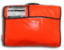 Life raft valise front view