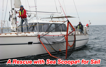 Sea Scoopa is also available for sailing yachts