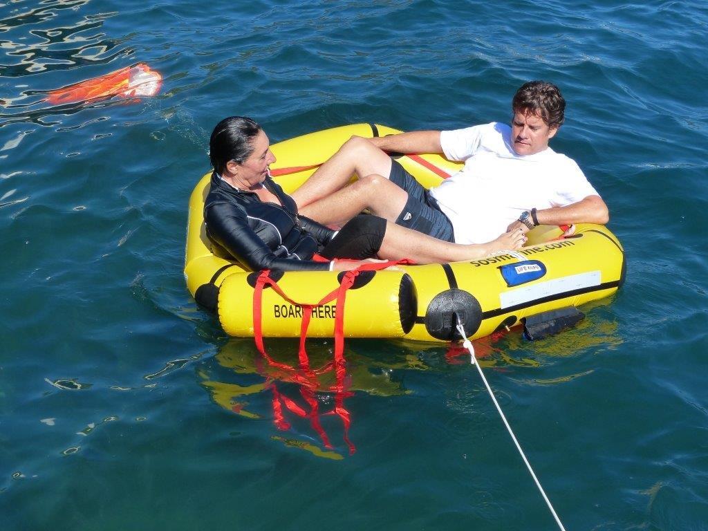 sos marine coastal life raft