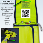 where to find dan buoy serial number