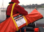 man overboard recovery device, Sea Scoopa, in carrying bag