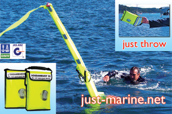 throwable man overboard buoy