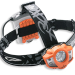 waterproof headlamp with light emitting diodes