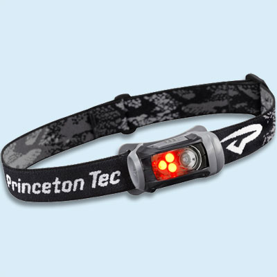 headlamp with both red and white LEDs